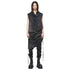 JULIUS 917KNM4 Bk Noise / Digital Noise Shirring Top